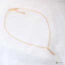 スナカジュエリー インドネシア シルバー925 キュービックジルコニア バーネックレス 6粒タイプ 海外直送品