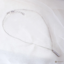 スナカジュエリー インドネシア シルバー925 キュービックジルコニア バーネックレス 6粒タイプ 海外直送品