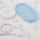 スナカジュエリー インドネシア スターリングシルバー925 オペラロングネックレス 海外直送品