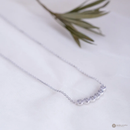 スナカジュエリー インドネシア シルバー925 キュービックジルコニア プチネックレス 海外直送品