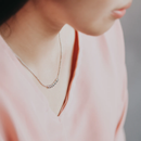 スナカジュエリー インドネシア シルバー925 キュービックジルコニア プチネックレス 海外直送品