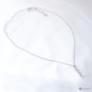 スナカジュエリー インドネシア シルバー925 キュービックジルコニア バーネックレス 4粒タイプ 海外直送品