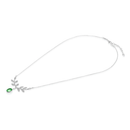 スナカジュエリー インドネシア スターリングシルバー925 オリーブの葉モチーフ ネックレス 海外直送品