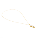 スナカジュエリー インドネシア スターリングシルバー925 ロンボク島 マベパール ペンダント ゴールド 海外直送品