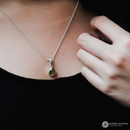 スナカジュエリー インドネシア シルバー925 ペリドット パール アメジスト シンプルペンダントの商品画像